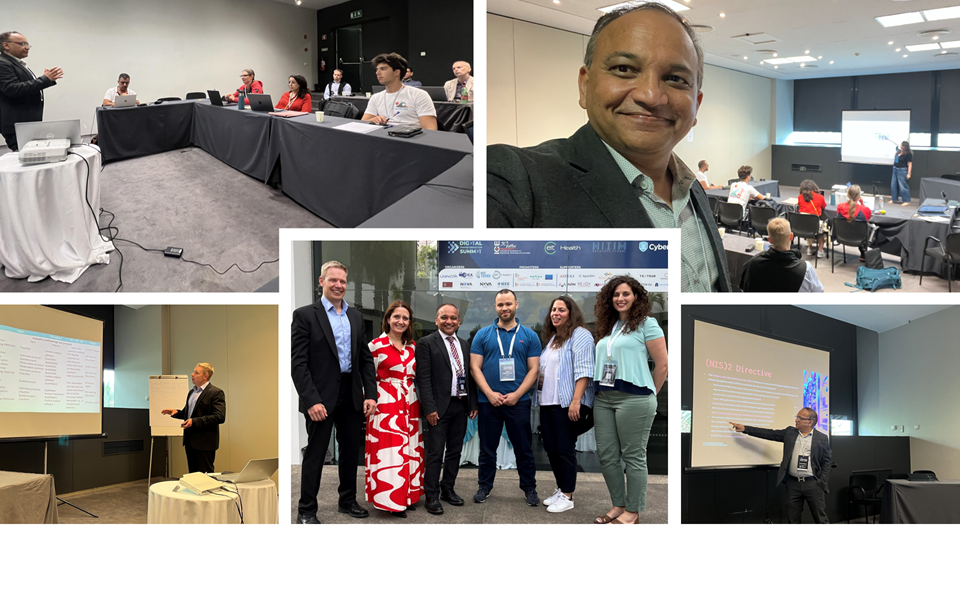 Cybersecurity workshops, team collaboration and professional presentations