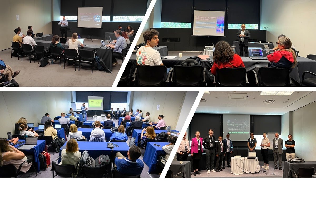 Students and professionals participating in applied technology development