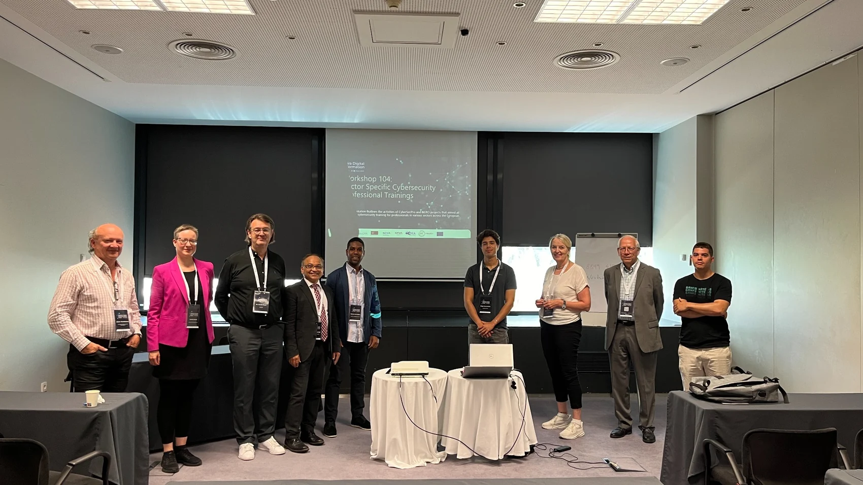 Institutional partners and colleagues with Paresh Rathod